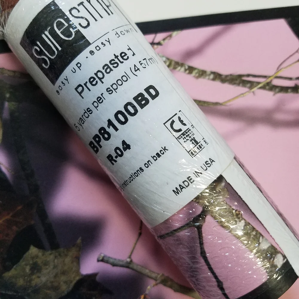 Wallpaper Border Pink Mossy Oak Camo